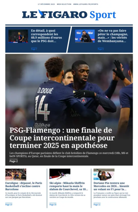 Cover of Le Figaro Sport