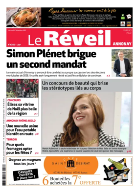 Cover of Le Reveil du Vivarais – edition Annonay