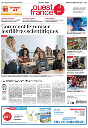 Cover of Ouest France (Caen)