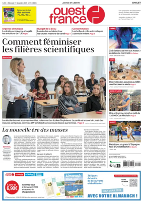 Cover of Ouest France (Cholet)
