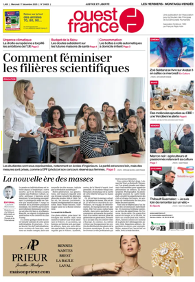 Cover of Ouest France (Les Herbiers / Montaigu)