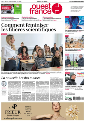 Cover of Ouest France (Les Sables-d'Olonne)