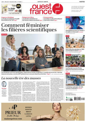 Cover of Ouest France (Nantes)