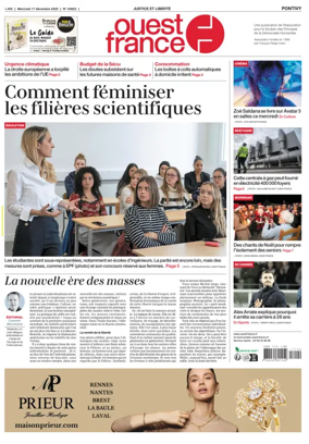 Cover of Ouest France (Pontivy)