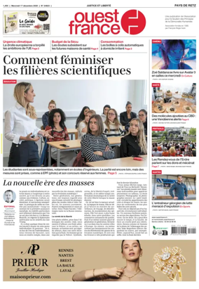 Cover of Ouest France (Pornic / Pays de Retz)