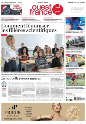 Cover of Ouest France (Redon / Pays de Vilaine)