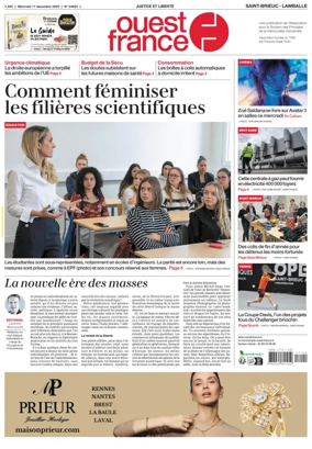 Cover of Ouest France (Saint-Brieuc)
