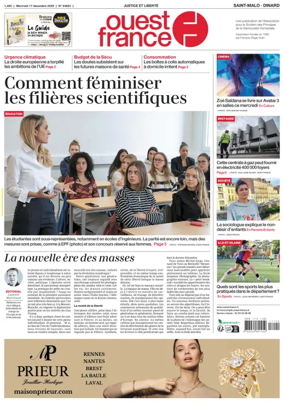 Cover of Ouest France (Saint-Malo)