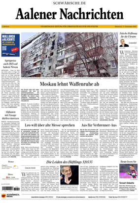 Cover of Aalener Nachrichten