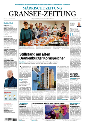 Cover of Gransee-Zeitung