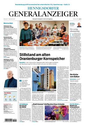 Cover of Hennigsdorfer Generalanzeiger