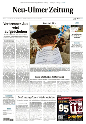 Cover of Neu-Ulmer Zeitung