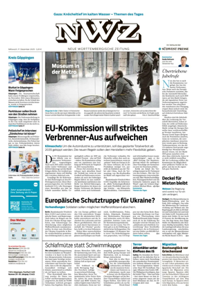 Cover of NWZ  (Göppinger Kreisnachrichten)