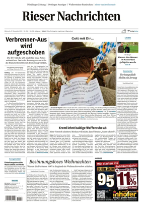 Cover of Rieser Nachrichten