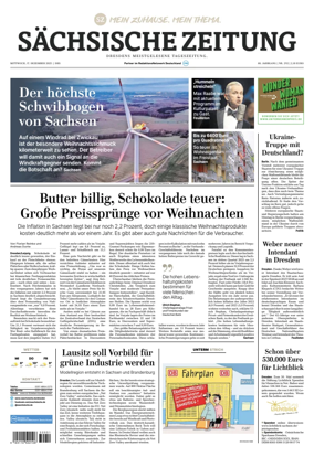 Cover of Sächsische Zeitung  (Dresden)