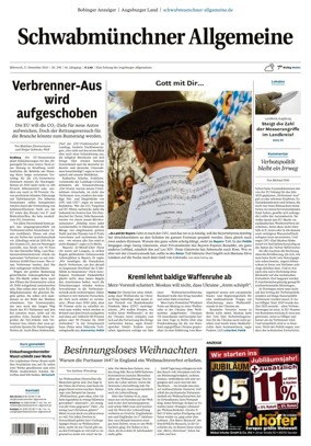 Cover of Schwabmuenchner Allgemeine