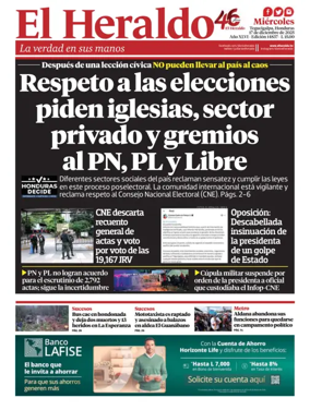 Cover of Diario El Heraldo