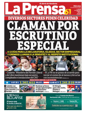 Cover of Diario La Prensa