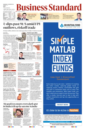 Cover of Business Standard