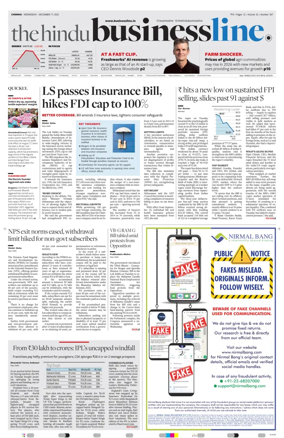 Cover of BusinessLine (Chennai)