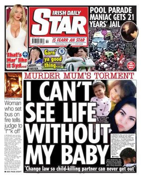 Cover of Irish Daily Star