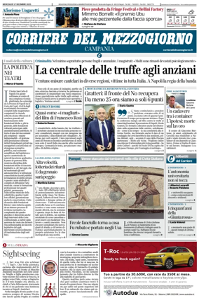 Cover of Corriere del Mezzogiorno (Campania)