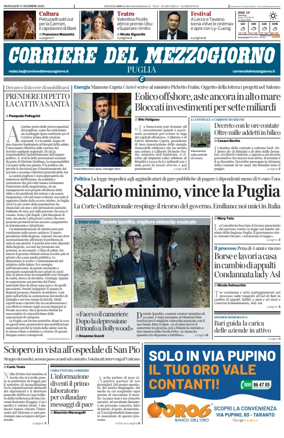 Cover of Corriere del Mezzogiorno (Puglia)