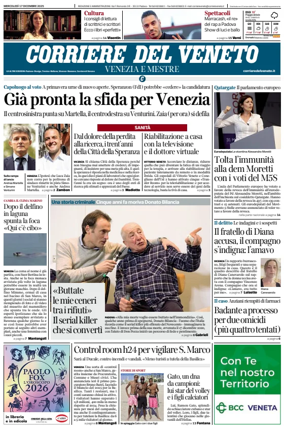 Cover of Corriere del Veneto (Venezia e Mestre)