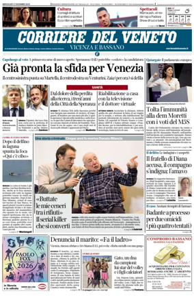 Cover of Corriere del Veneto (Vicenza e Bassano)