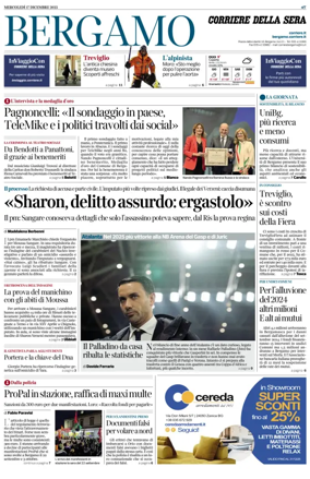 Cover of Corriere della Sera (Bergamo)