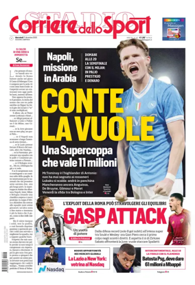 Cover of Corriere dello Sport (Campania)