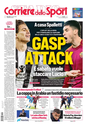 Cover of Corriere dello Sport (Nazionale)