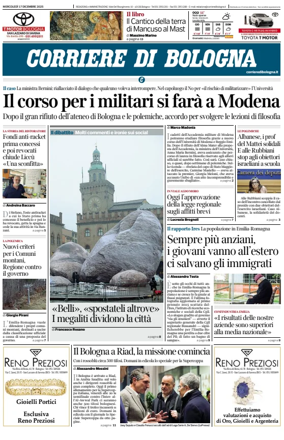 Cover of Corriere di Bologna