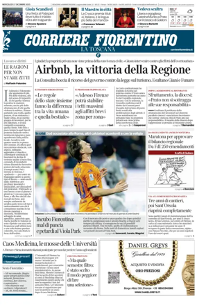Cover of Corriere Fiorentino