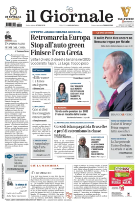 Cover of Il Giornale (Italy)