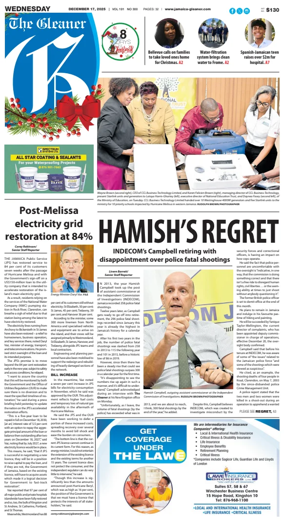 Cover of Jamaica Gleaner