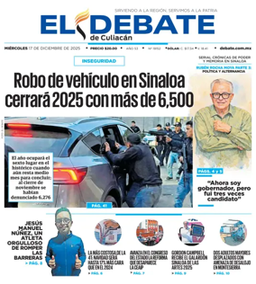 Cover of El Debate de Culiacán