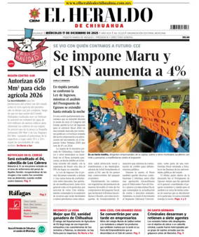 Cover of El Heraldo de Chihuahua