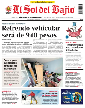 Cover of El Sol de Bajío