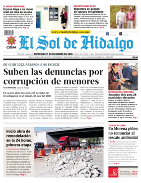 Cover of El Sol de Hidalgo