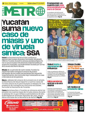 Cover of Publimetro Quintana Roo