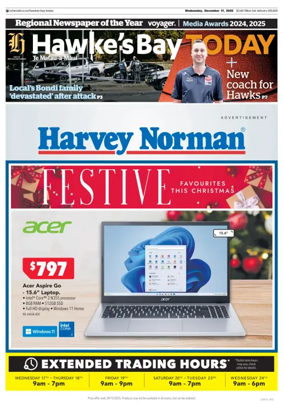 Cover of Hawke's Bay Today
