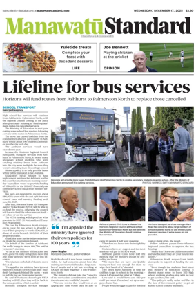 Cover of Manawatu Standard