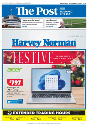 Cover of The Dominion Post