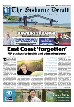 Cover of The Gisborne Herald