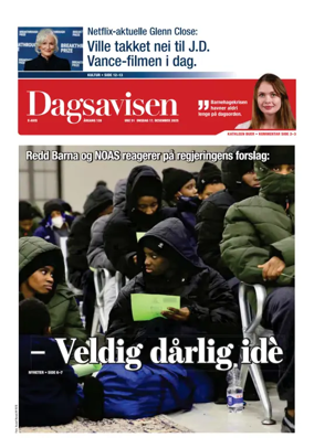 Cover of Dagsavisen