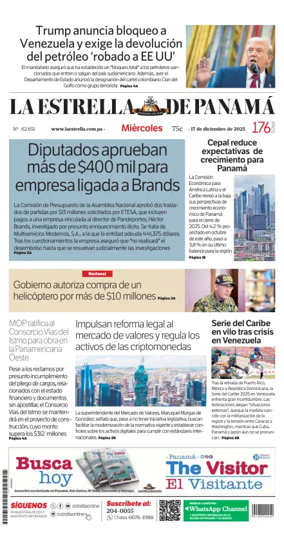 Cover of La Estrella de Panama