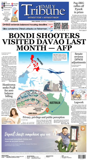 Cover of Daily Tribune (Philippines)