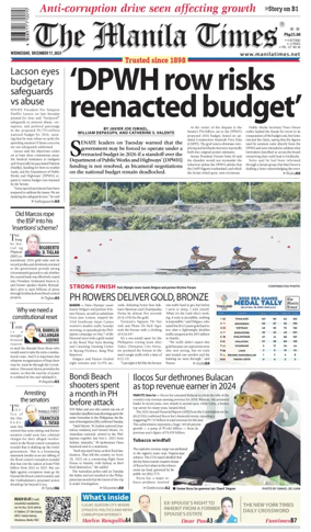 Cover of Manila Times