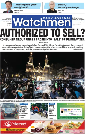 Cover of Watchmen Daily Journal